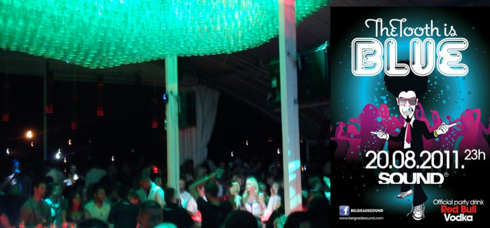 The Tooth Is BLUE Official Party Drink REDBULL klub SOUND